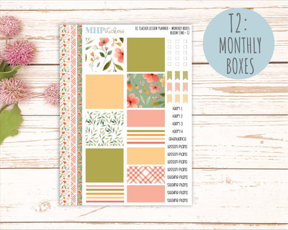 JUNE Stickers for EC Teacher Lesson Planner. 2025 Collection "Bloom Time" || ECT