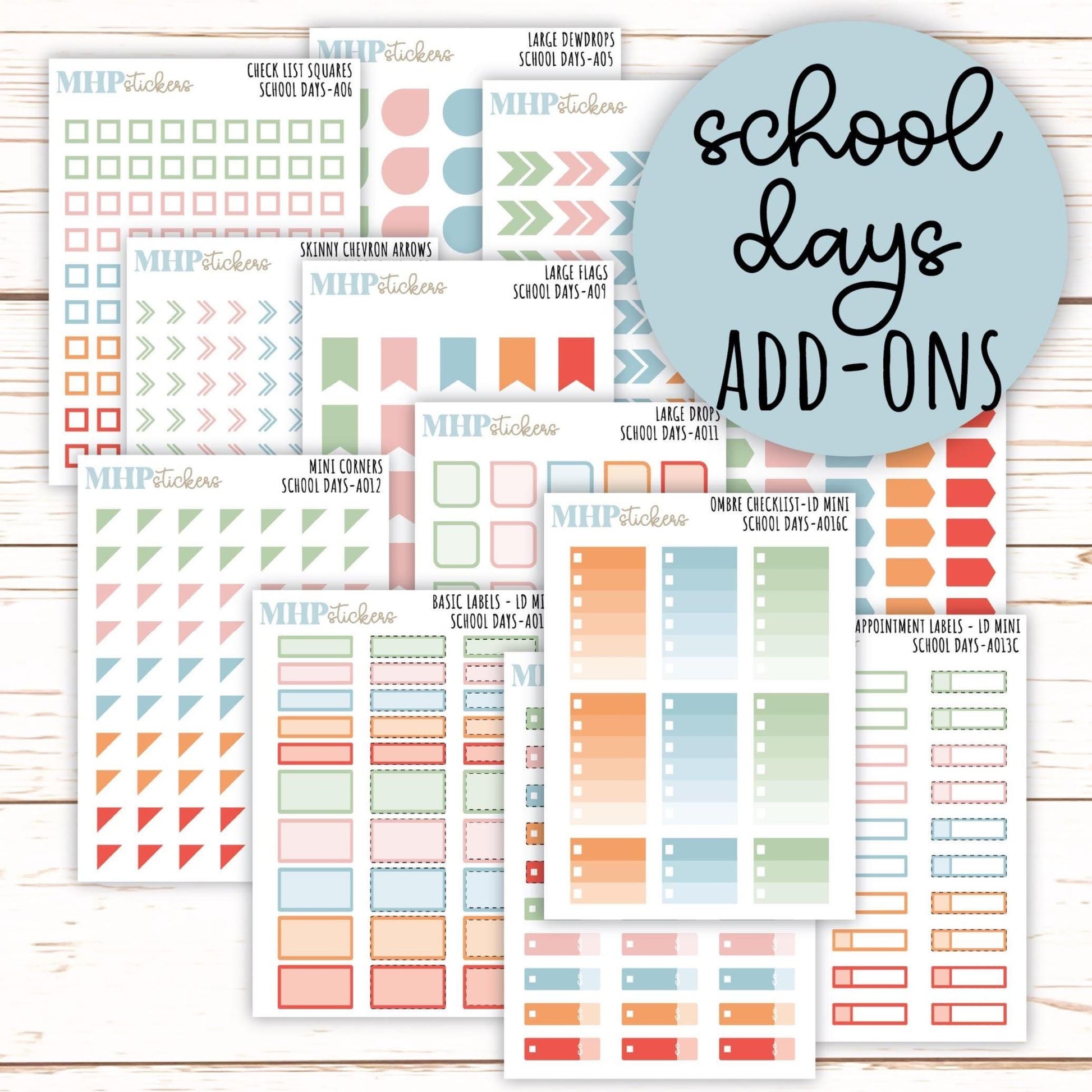 ADD-Ons for Monthly Kits "School days" || AO