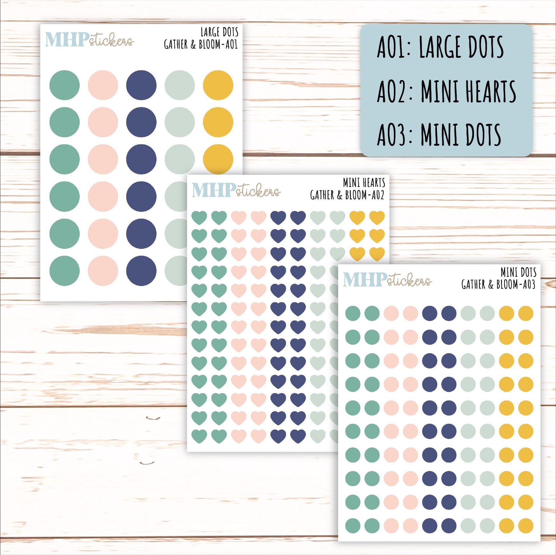 ADD-Ons for Monthly Kits "Gather & Bloom" || AO