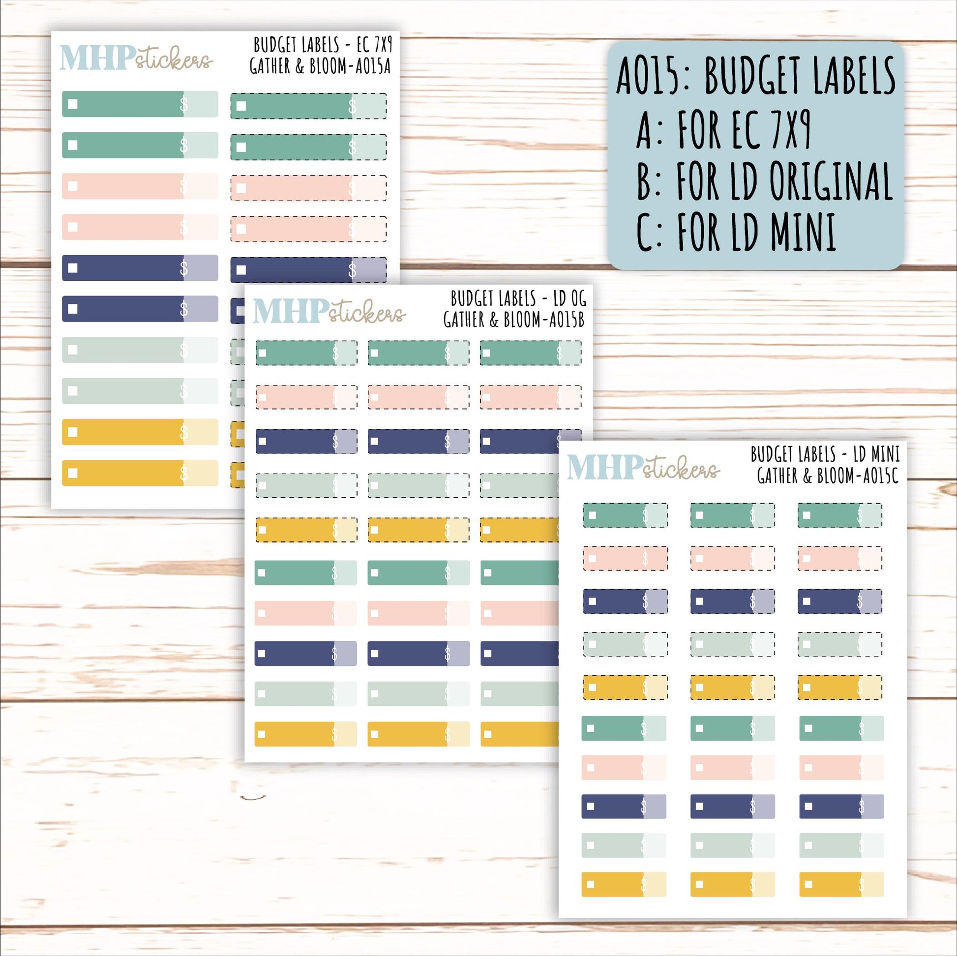 ADD-Ons for Monthly Kits "Gather & Bloom" || AO