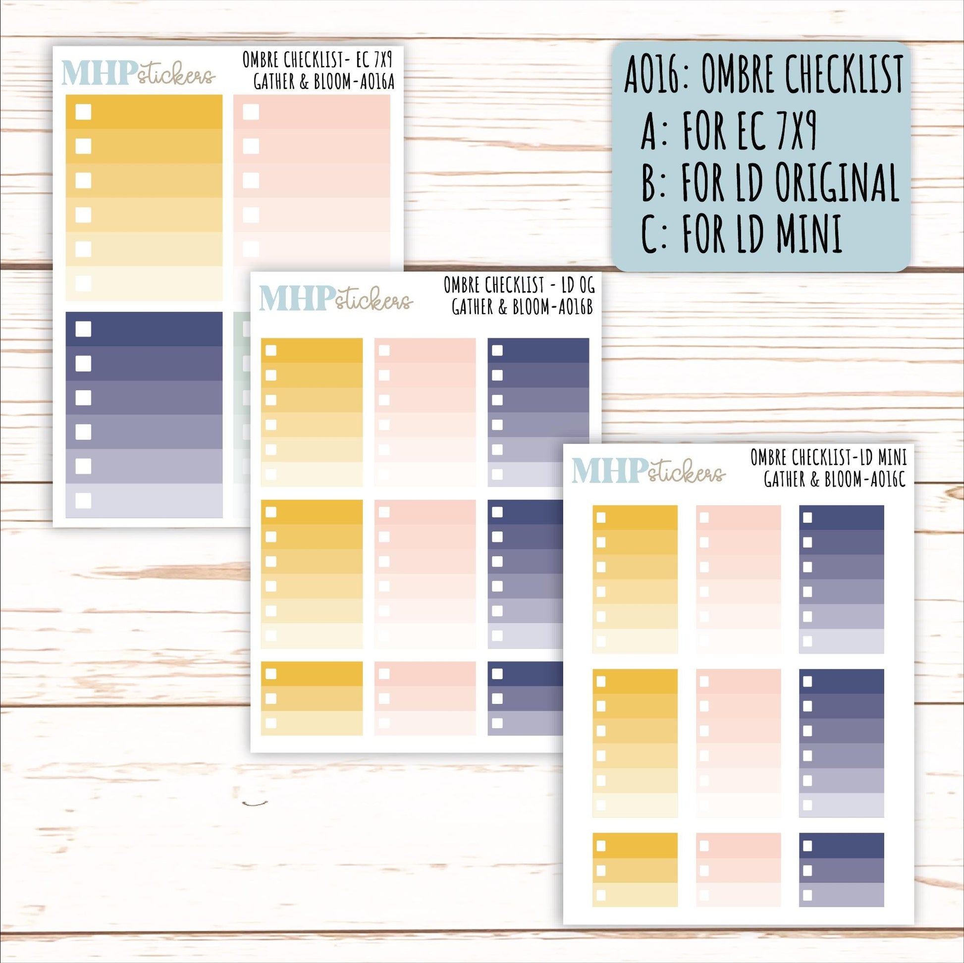 ADD-Ons for Monthly Kits "Gather & Bloom" || AO