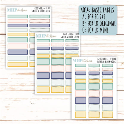 ADD-Ons for Monthly Kits "Gather & Bloom" || AO