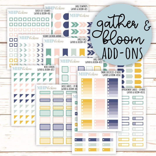 ADD-Ons for Monthly Kits "Gather & Bloom" || AO