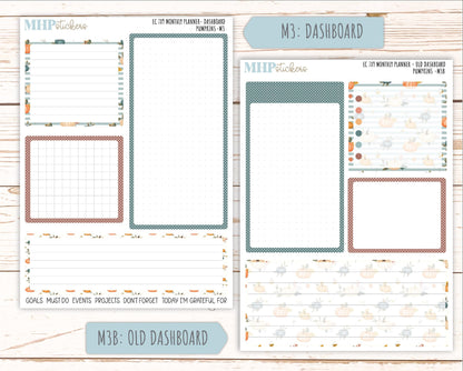 OCTOBER MONTHLY Kit for 7x9 Erin Condren Planners. 2025 Collection "Pumpkins" || ECM