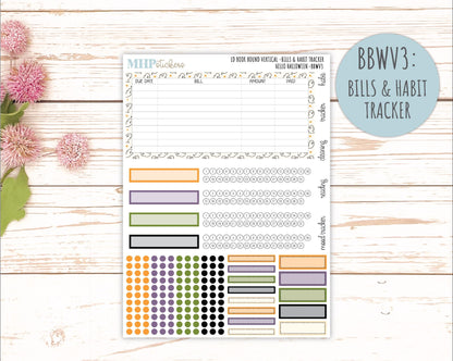 OCTOBER 2025 Stickers for Laurel Denise Book Bound Planner (Amanda's Collab). "Hello Halloween" || BB