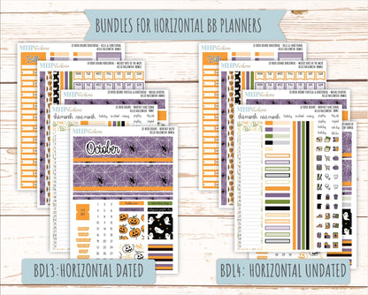 OCTOBER 2025 Stickers for Laurel Denise Book Bound Planner (Amanda's Collab). "Hello Halloween" || BB