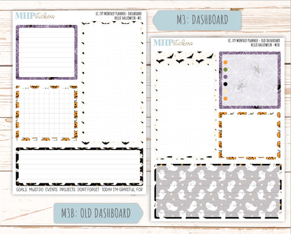 OCTOBER MONTHLY Kit for 7x9 Erin Condren Planners. 2025 Collection "Hello Halloween" || ECM