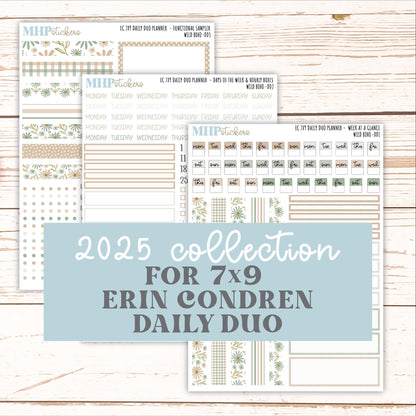 NOVEMBER Daily Duo Sticker Kit for 7x9 Erin Condren Planners. "Wild Boho" || ECDD