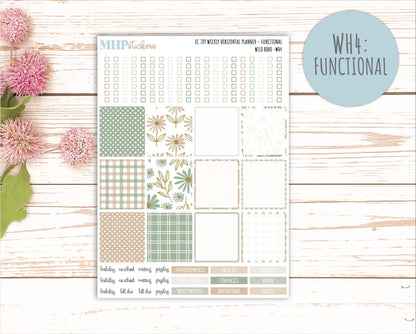 NOVEMBER Weekly Horizontal Planning Kit for 7x9 Erin Condren Planners. "Wild Boho" || ECWH