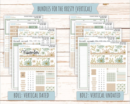 NOVEMBER 2025 Stickers for The Mae & The Kristy Laurel Denise Planners (Formerly Book Bound Planner) "Wild Boho" || BB