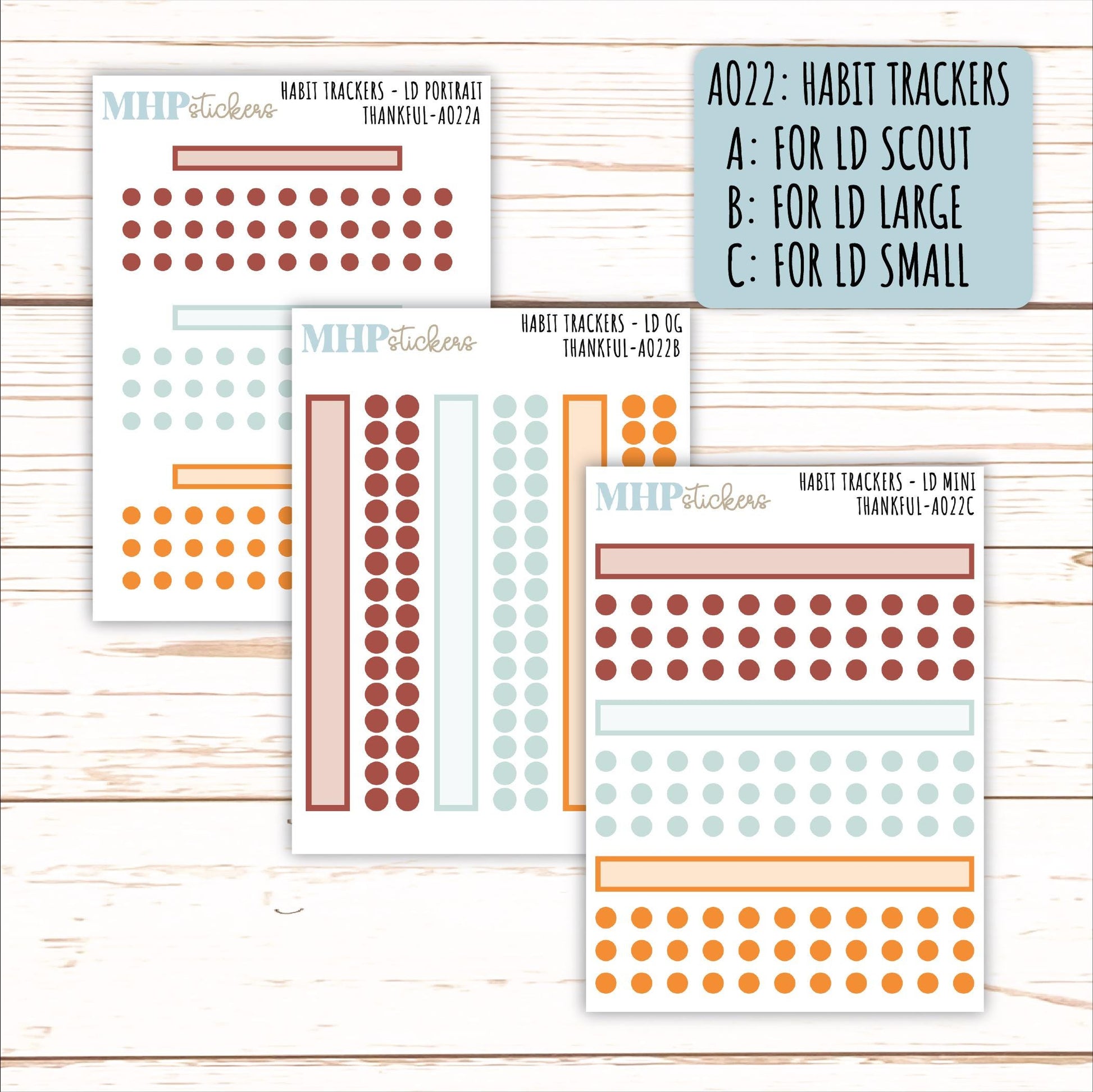 ADD-Ons for Monthly Kits "Thankful" || AO