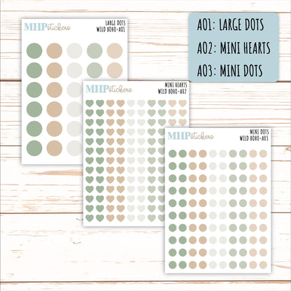 ADD-Ons for Monthly Kits "WIld Boho" || AO