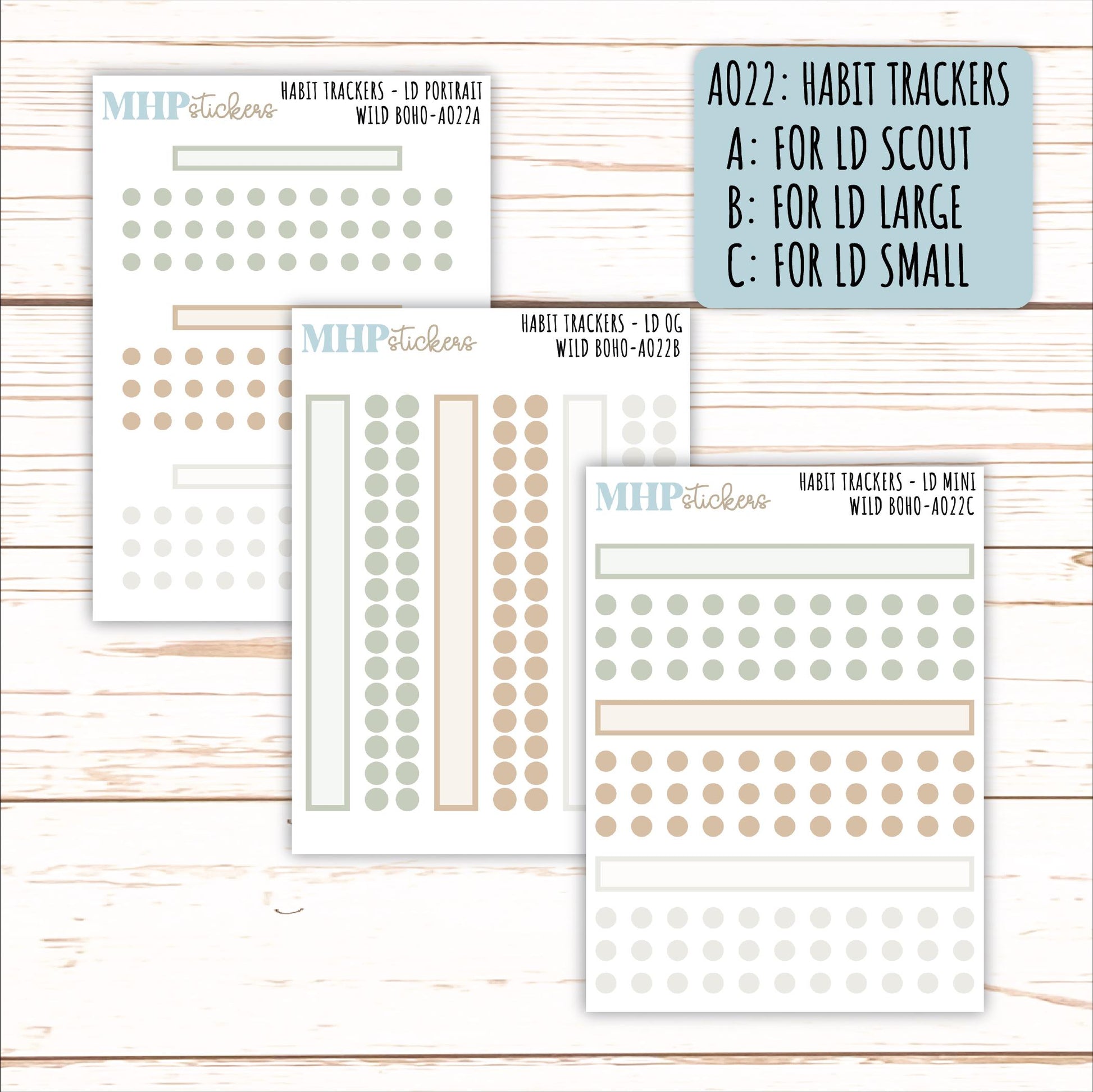 ADD-Ons for Monthly Kits "WIld Boho" || AO