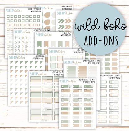 ADD-Ons for Monthly Kits "WIld Boho" || AO
