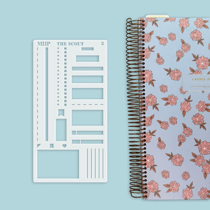 STENCIL #3 for Laurel Denise Planner The Scout (Formerly Portrait Planner) || STL