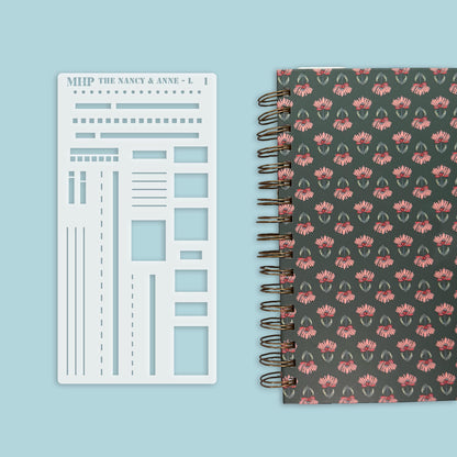 STENCIL #1 for The Large Laurel Denise's Planner The Nancy & The Anne (Formerly Original Size ) || STL