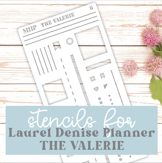 STENCIL #6 for Laurel Denise's Planner The Valerie (Formerly Teacher Planner) || STL