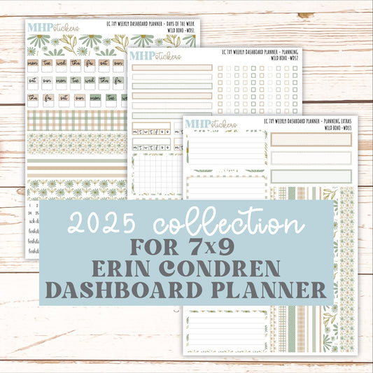 NOVEMBER Weekly Dashboard Kit for 7x9 Erin Condren Planners. "Wild Boho" || ECWDS