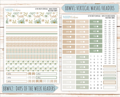 NOVEMBER 2025 Stickers for The Mae & The Kristy Laurel Denise Planners (Formerly Book Bound Planner) "Wild Boho" || BB