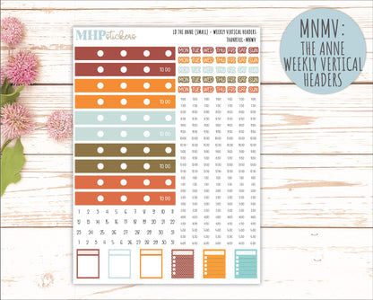 NOVEMBER 2025 Stickers for Small Horizontal & Vertical Laurel Denise Planners. (Formerly Mini Planner) "Thankful" || MN