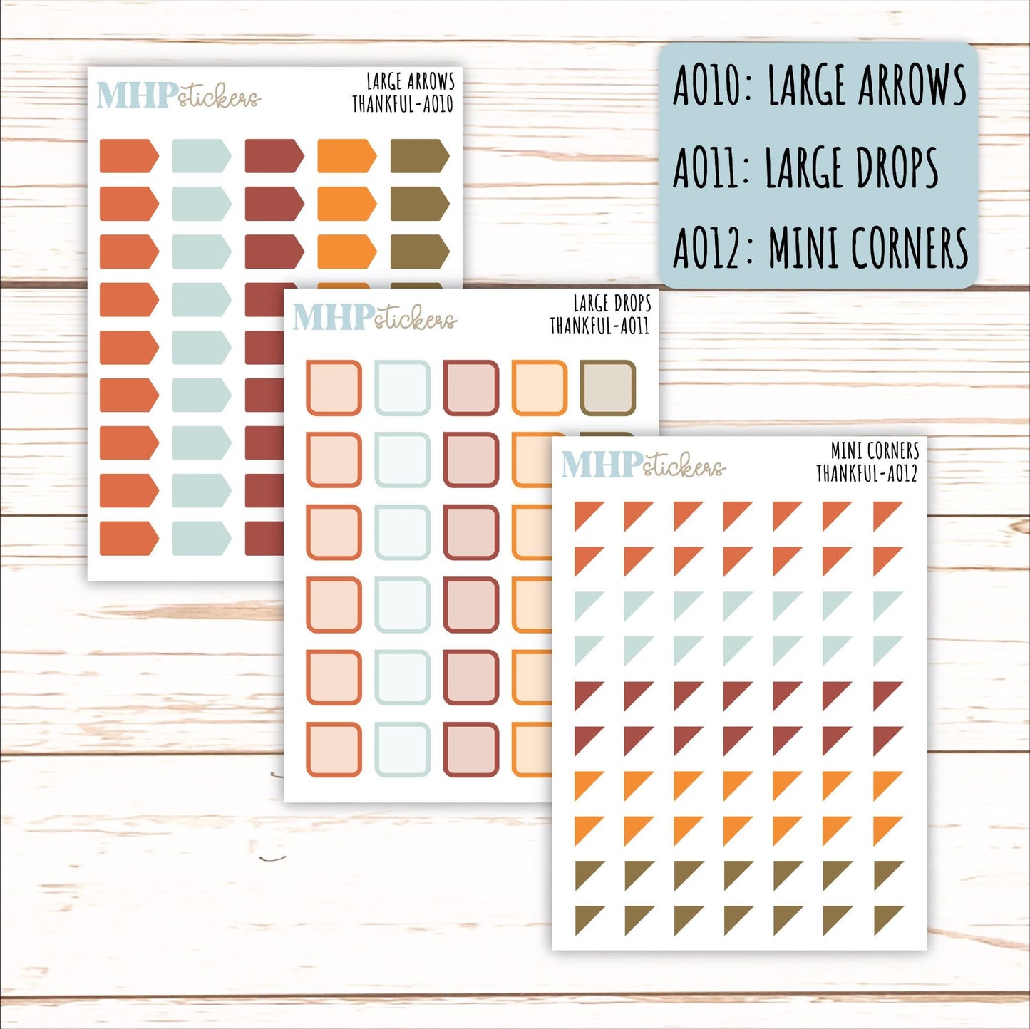 ADD-Ons for Monthly Kits "Thankful" || AO