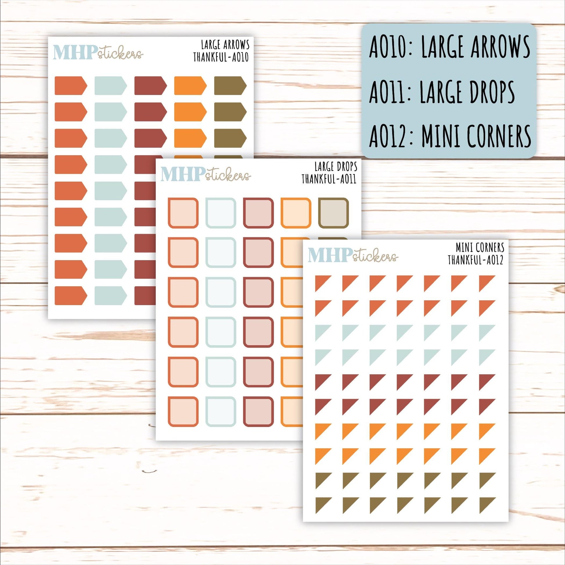 ADD-Ons for Monthly Kits "Thankful" || AO