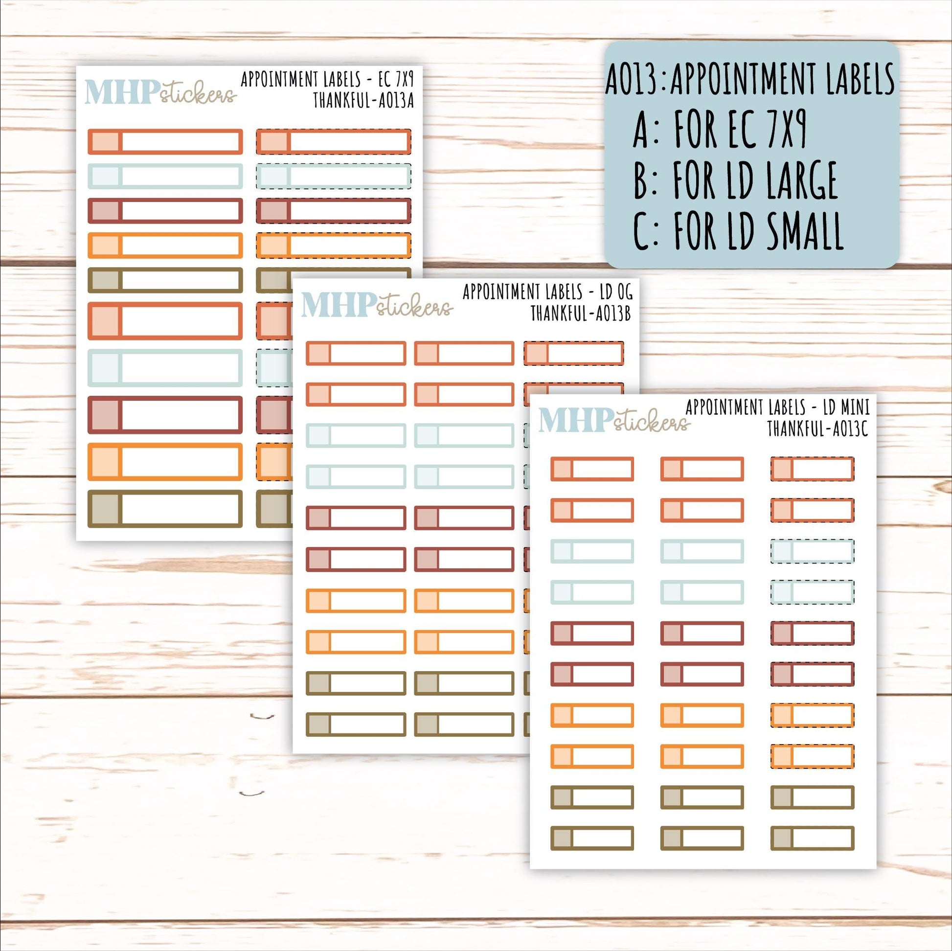 ADD-Ons for Monthly Kits "Thankful" || AO