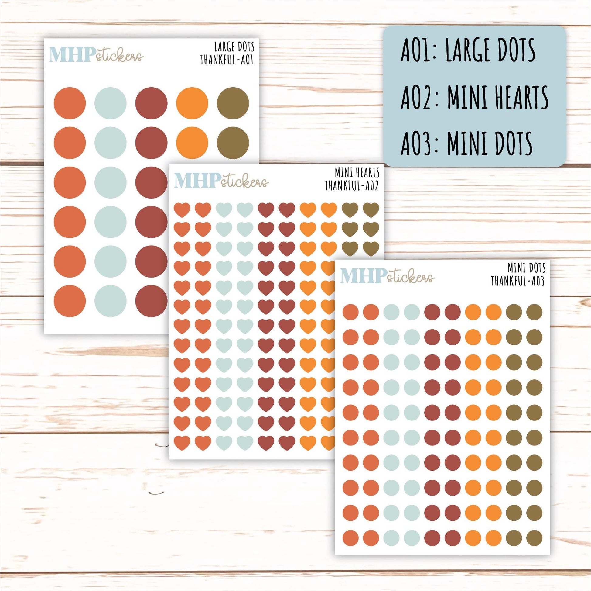 ADD-Ons for Monthly Kits "Thankful" || AO