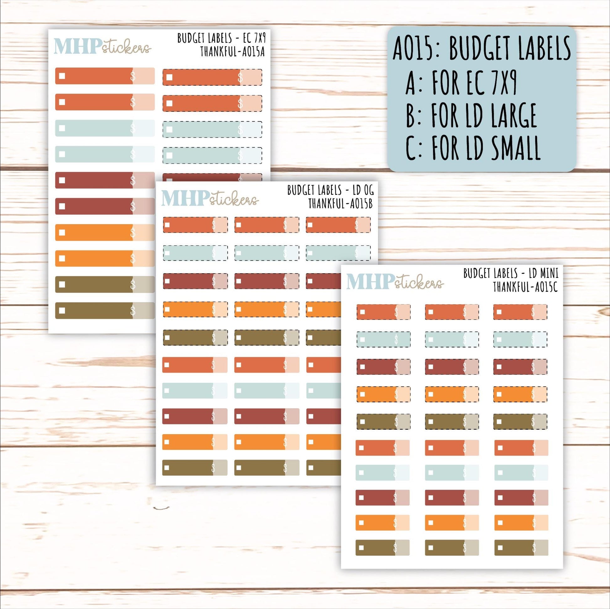 ADD-Ons for Monthly Kits "Thankful" || AO