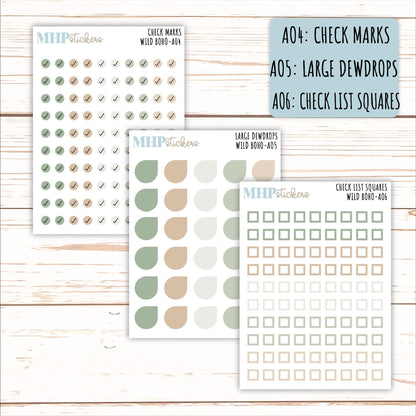 ADD-Ons for Monthly Kits "WIld Boho" || AO