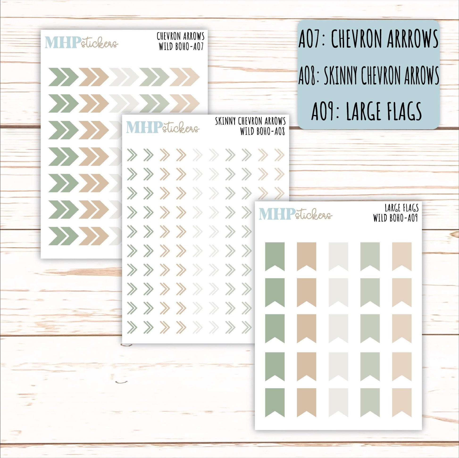 ADD-Ons for Monthly Kits "WIld Boho" || AO