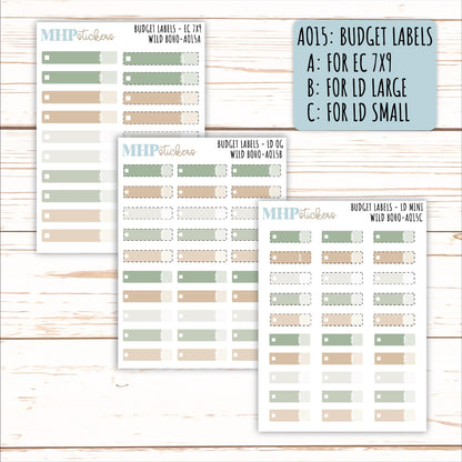 ADD-Ons for Monthly Kits "WIld Boho" || AO