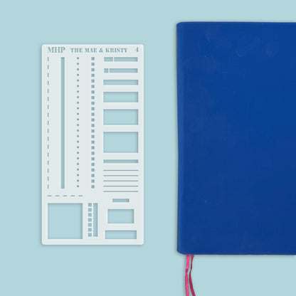 STENCIL #4 for Laurel Denise Planner The Mae & The Kristy (Formerly Book Bound Planner) || STL