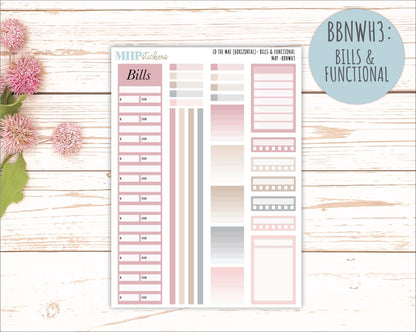 MAY Stickers for The Mae & Kristy Laurel Denise Planners (formerly Book Bound Planner). Neutral Color || BBN