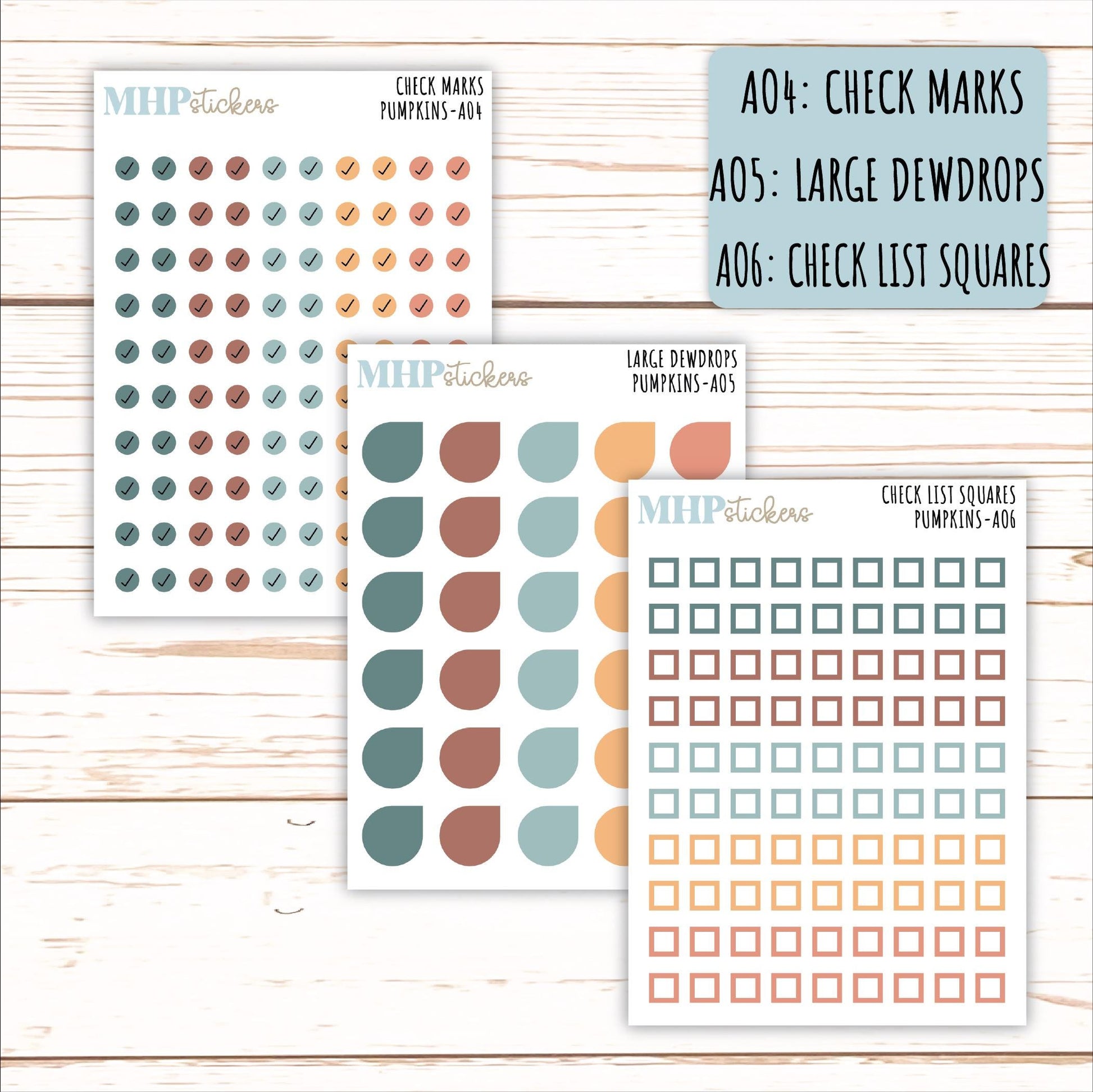 ADD-Ons for Monthly Kits "Pumpkins" || AO