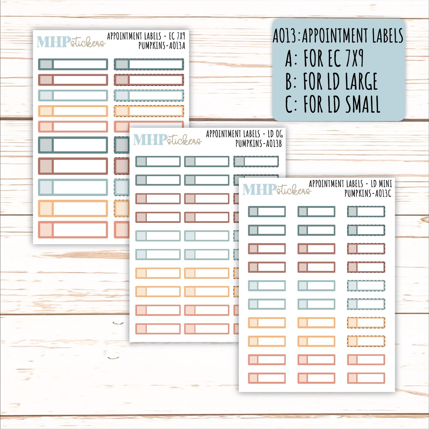 ADD-Ons for Monthly Kits "Pumpkins" || AO