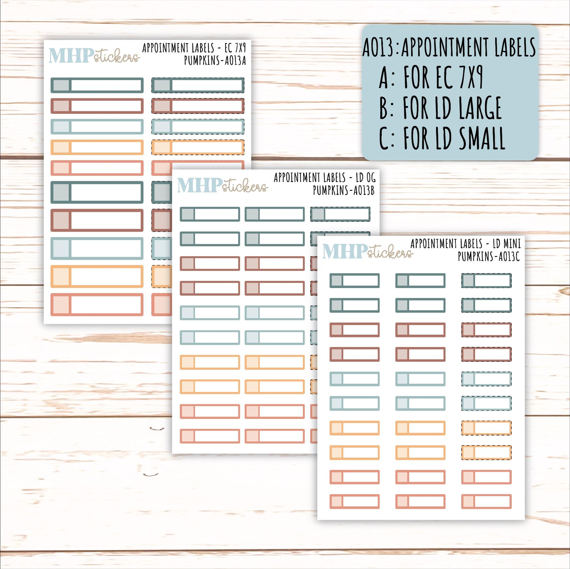 ADD-Ons for Monthly Kits "Pumpkins" || AO