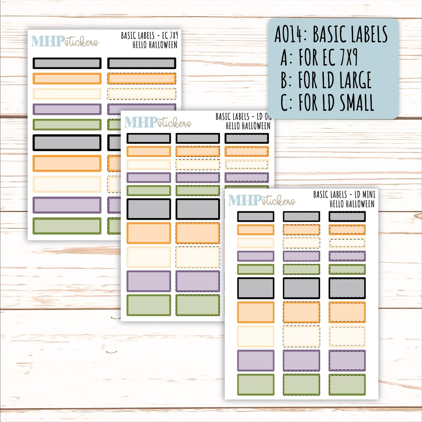 ADD-Ons for Monthly Kits "Hello Halloween" || AO