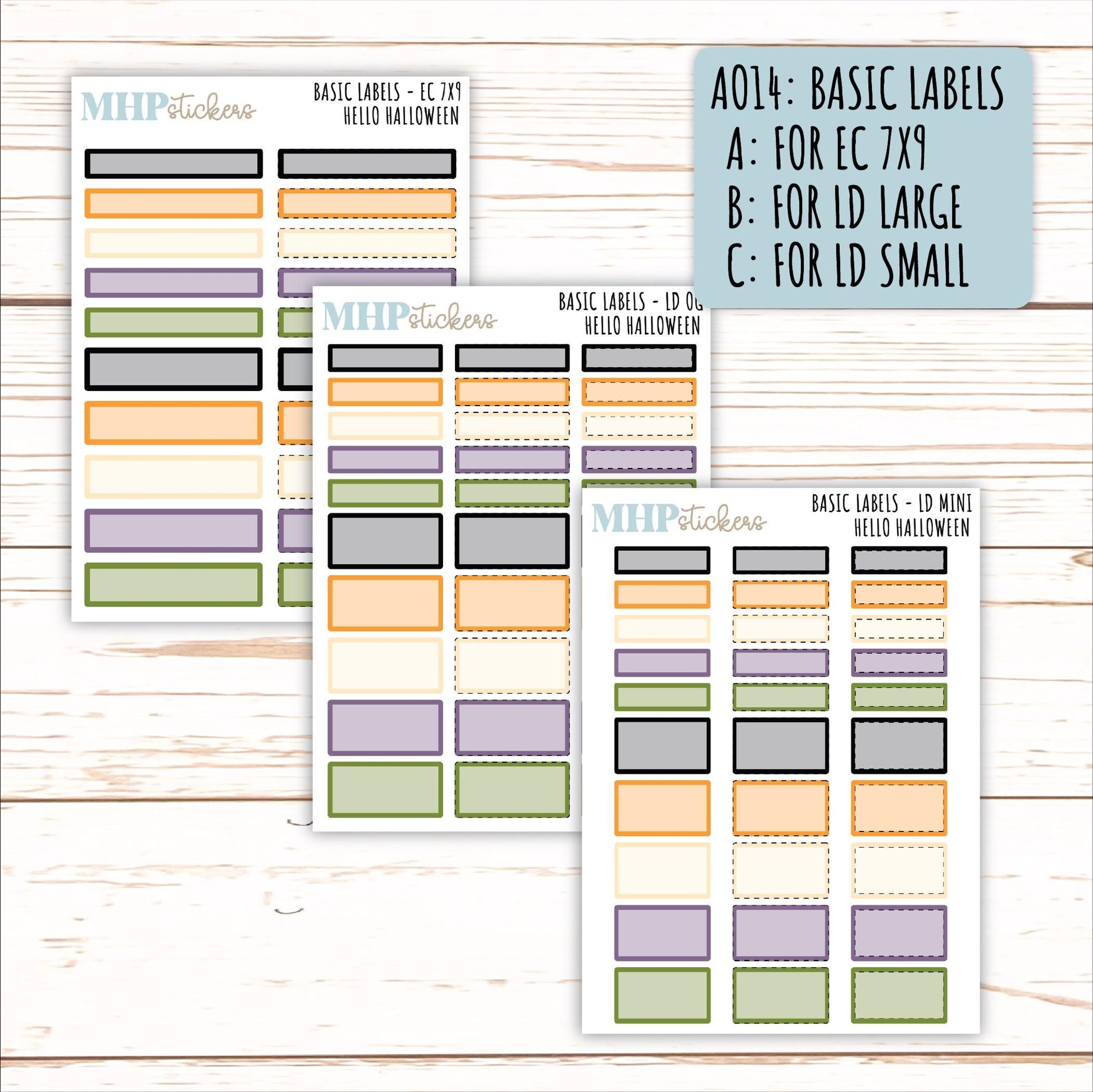 ADD-Ons for Monthly Kits "Hello Halloween" || AO