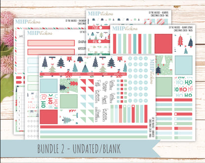 DECEMBER Stickers for The Valerie Laurel Denise Planner (Formerly Teacher Planner) "Christmas Cheer" || TC