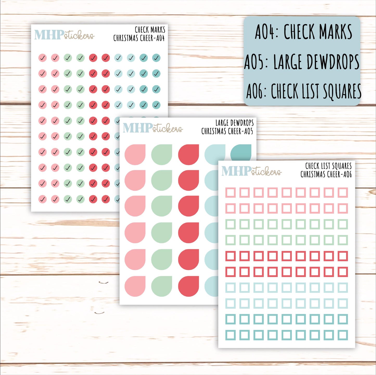 ADD-Ons for Monthly Kits "Christmas Cheer" || AO