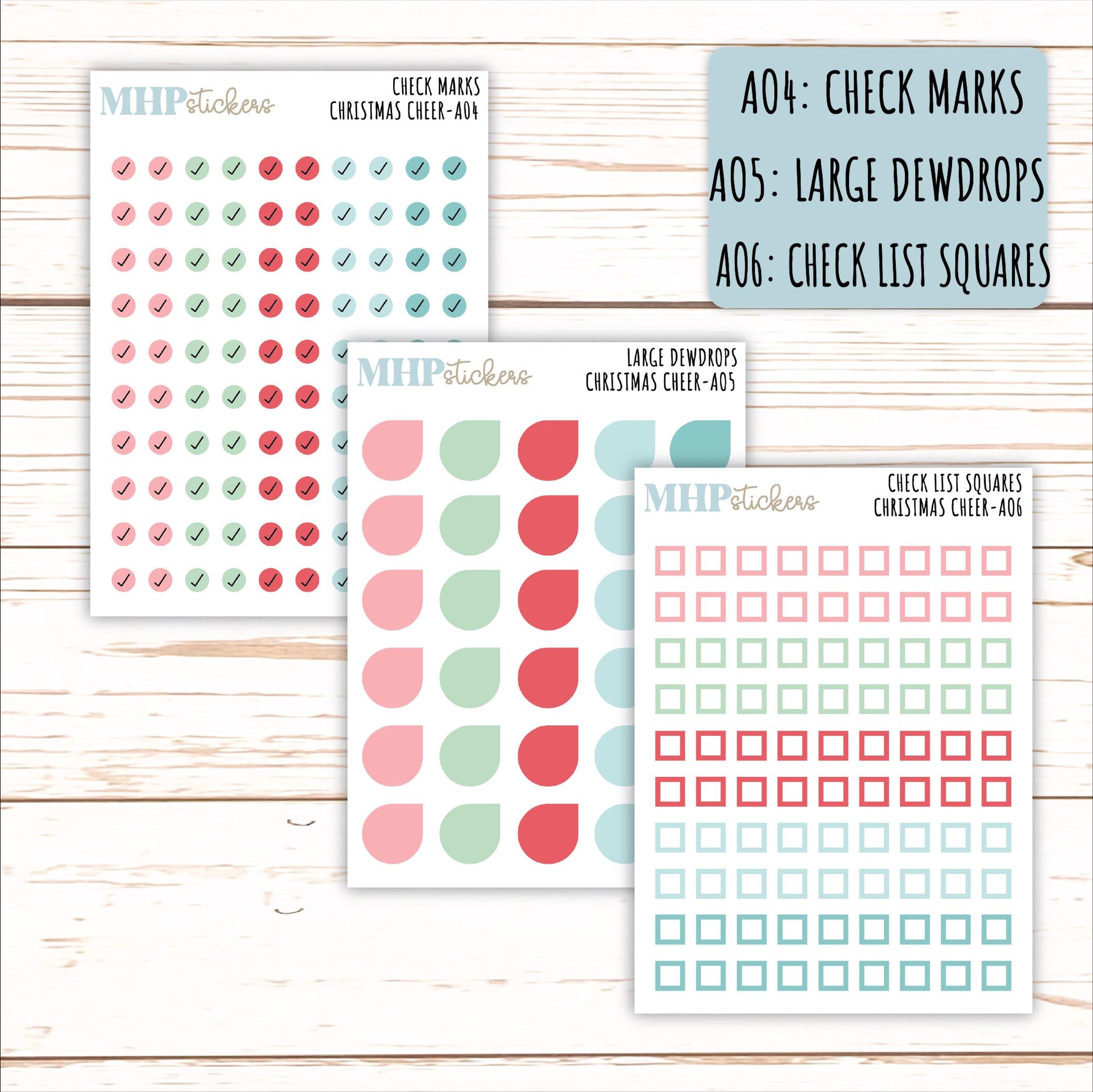 ADD-Ons for Monthly Kits "Christmas Cheer" || AO