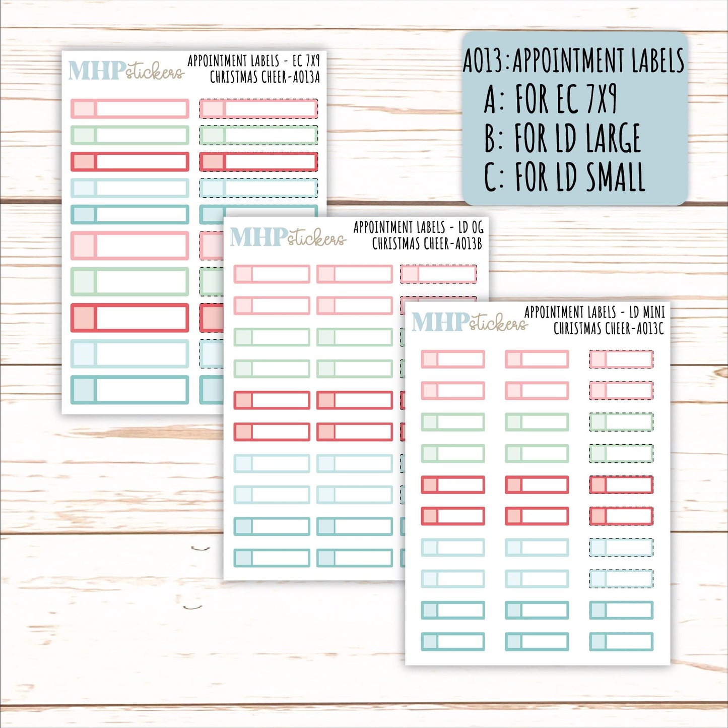 ADD-Ons for Monthly Kits "Christmas Cheer" || AO