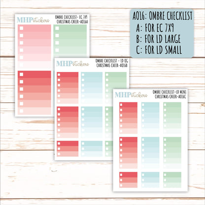 ADD-Ons for Monthly Kits "Christmas Cheer" || AO