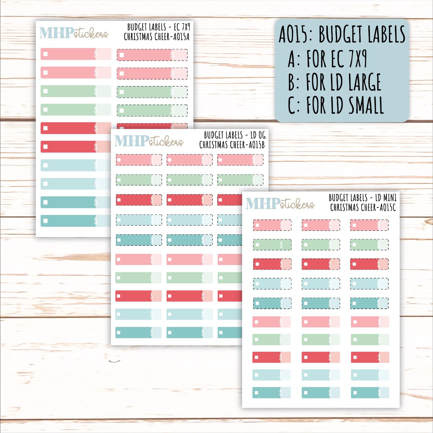 ADD-Ons for Monthly Kits "Christmas Cheer" || AO