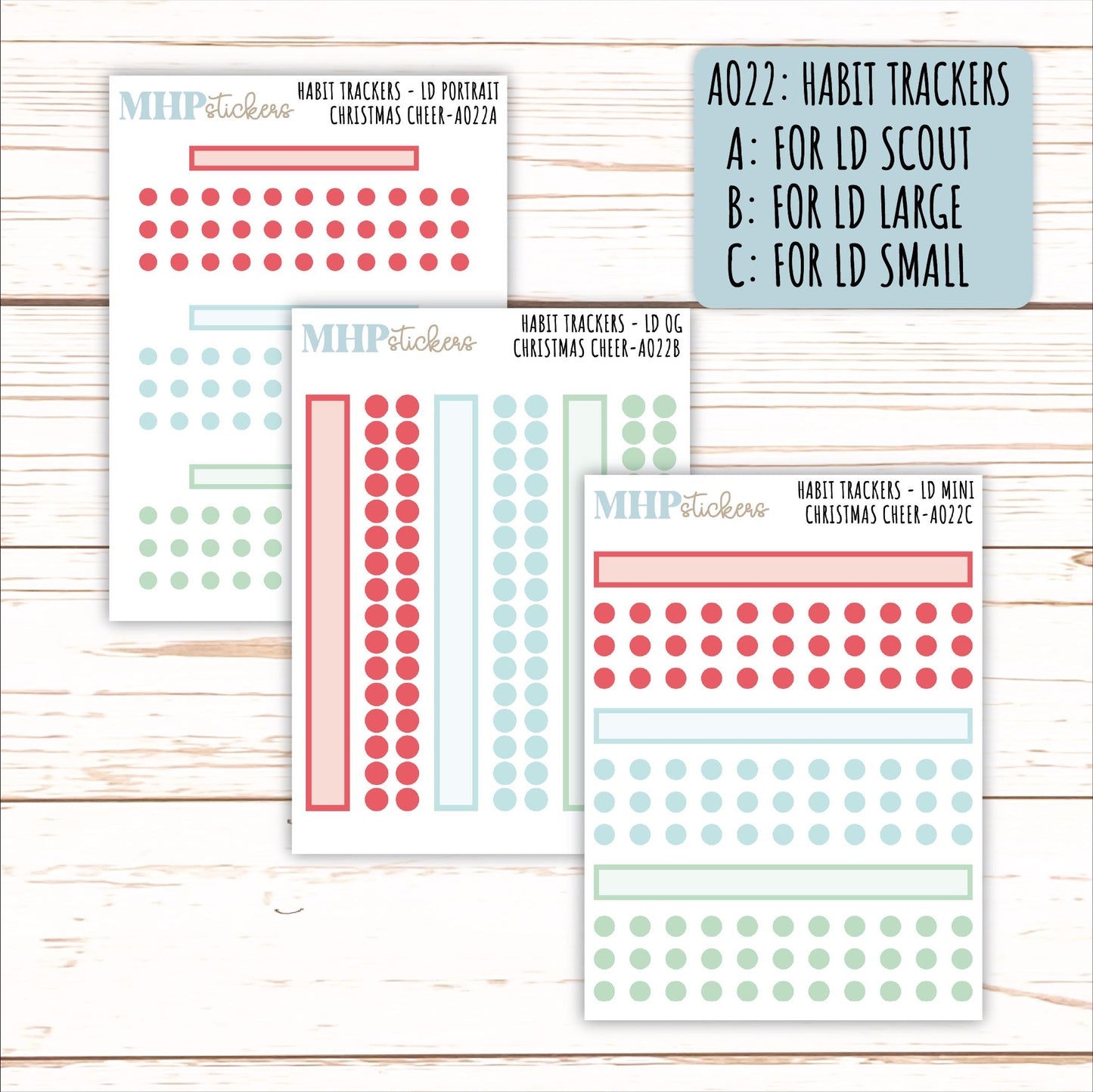 ADD-Ons for Monthly Kits "Christmas Cheer" || AO