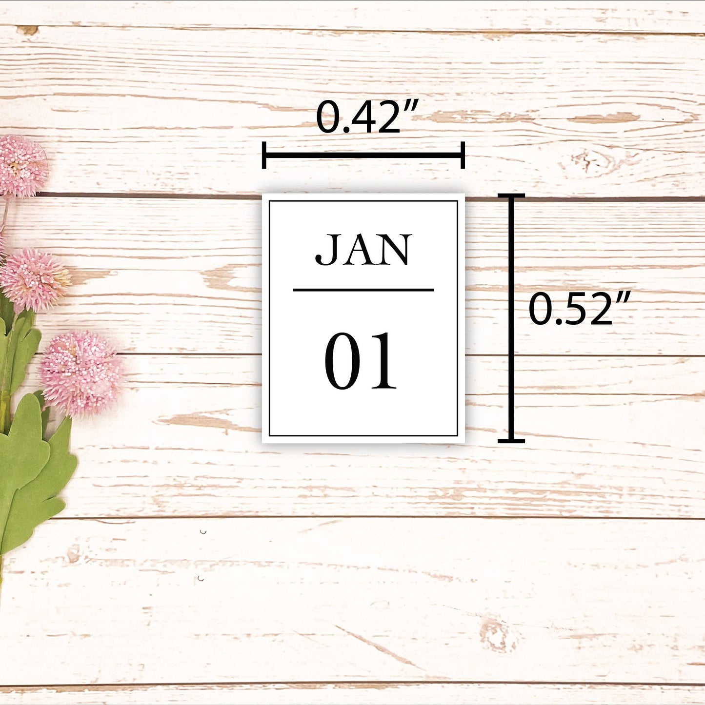 Mini Date Labels for Planners. Sticker Planners || T382