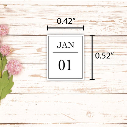 Mini Date Labels for Planners. Sticker Planners || T382