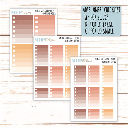 ADD-Ons for Monthly Kits "Pumpkins" || AO