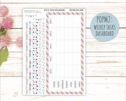 DECEMBER 2025 Stickers for The Jo Laurel Denise Planner (Formerly Pop-Up Planner) "Christmas Cheer" || POP